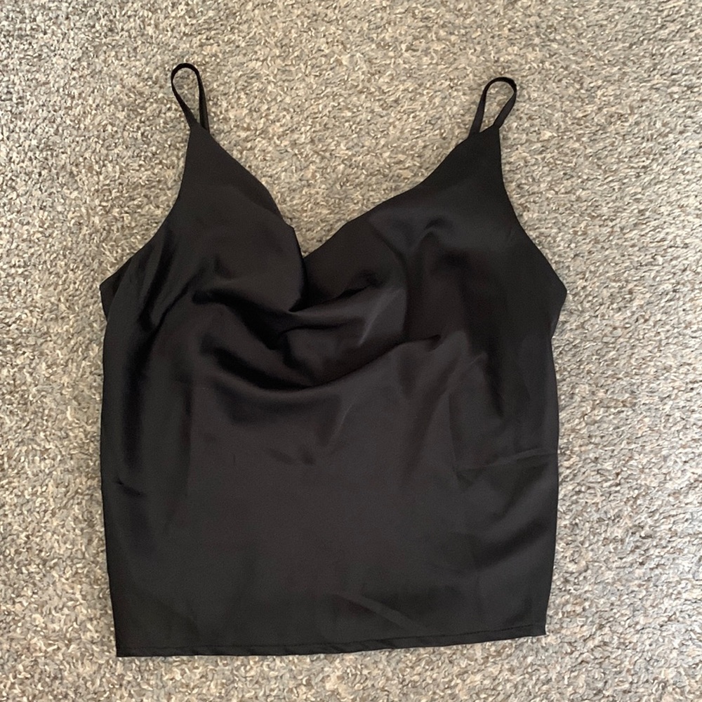 Satin tank top